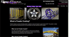 Desktop Screenshot of blueflamepowder.com