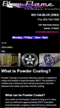 Mobile Screenshot of blueflamepowder.com